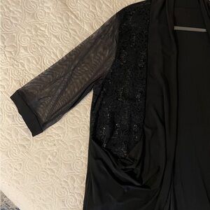 Macy's Black Sheer Sleeve shrugg